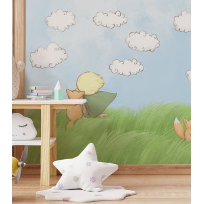 Papel de Parede Infantil Pequeno Príncipe