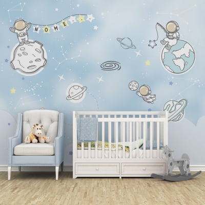 Papel de Parede Infantil Astronauta - VR463