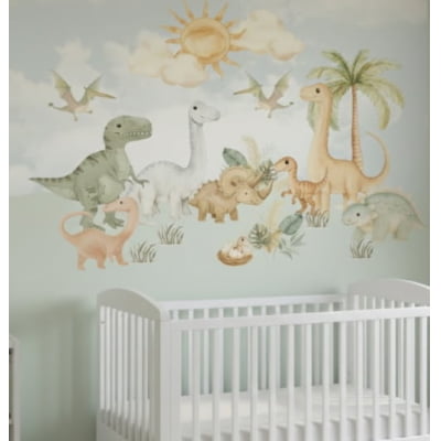 PAPEL DE PAREDE DINOSSAUROS NA FLORESTA