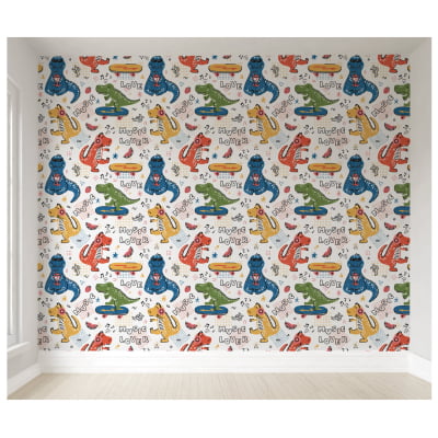 Papel de Parede Infantil Dinossauros