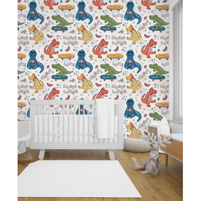 Papel de Parede Infantil Dinossauros