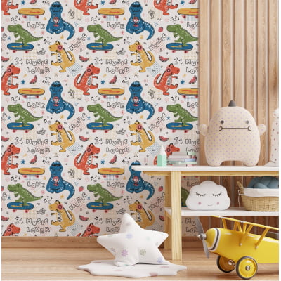 Papel de Parede Infantil Dinossauros