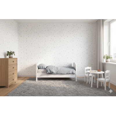 Papel de Parede Infantil Estrelas Coloridas VR782