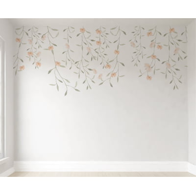 Papel de parede Infantil Floral Suspenso