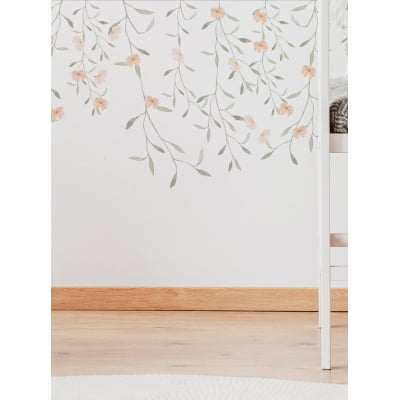 Papel de parede Infantil Floral Suspenso