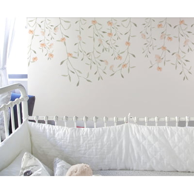 Papel de parede Infantil Floral Suspenso