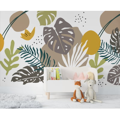 Papel de Parede Infantil Floral