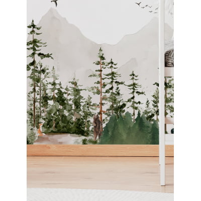 Papel de Parede Infantil Safari Aventura na Selva