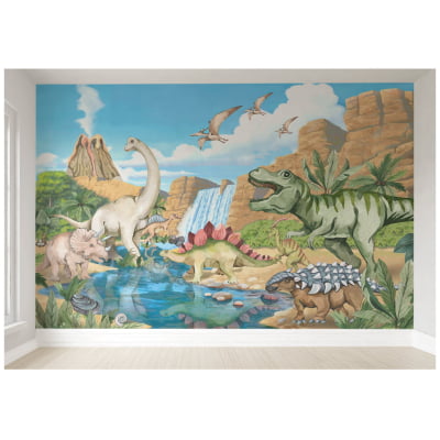 Papel de parede Infantil Safari Dinossauros