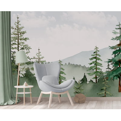 Papel De Parede Paisagem Florestas Vegetações Árvores VR616