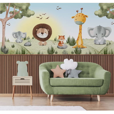 Papel De Parede animais infantil