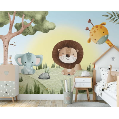 Papel De Parede animais infantil