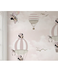 Papel de Parede Infantil Minnie