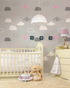 Papel de parede Infantil Nuvens