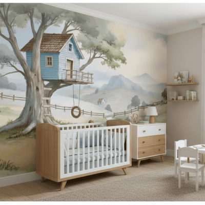 Papel de Parede Casa na Árvore Vr757