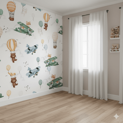 Papel de Parede Infantil Céu dos Sonhos VR771