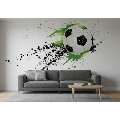Papel de Parede Infantil Futebol Bola VR781 Papel de Parede Infantil Futebol Bola VR781