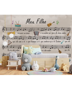 Papel de Parede Infantil Musical