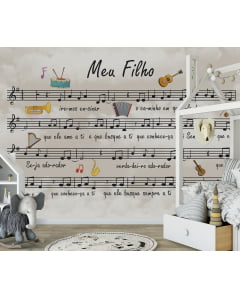 Papel de Parede Infantil Musical