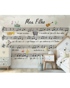 Papel de Parede Infantil Musical