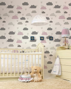 Papel de parede Infantil Nuvens