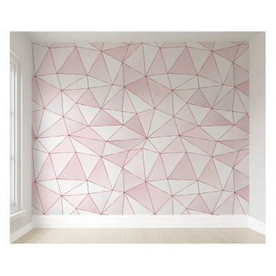 Papel de Parede Zara Rosa