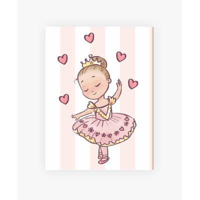 Placas Decorativas Bailarinas Rosa Menina - PC177