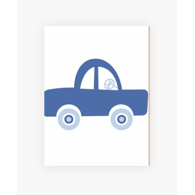 Placas Decorativas Carros Azul Menino - PC83