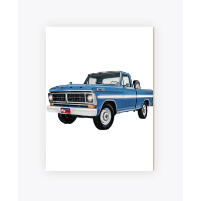 Placas Decorativas Carros Vintage - PC68