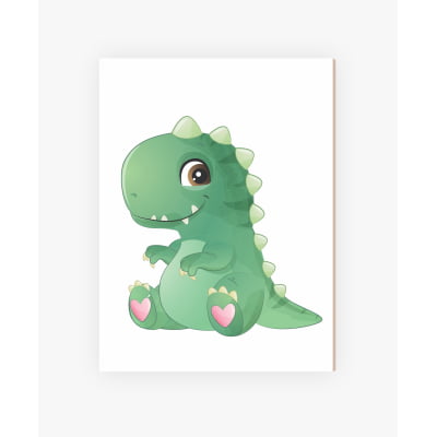 Placas Decorativas Dinossauros Menino - PC335