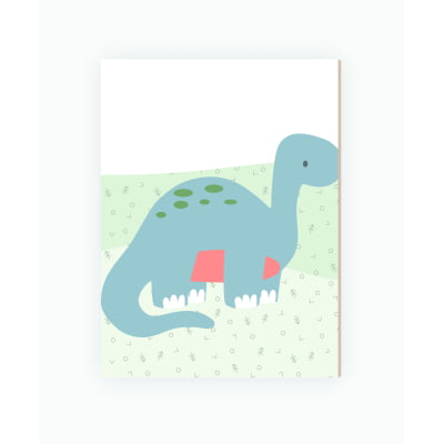 Placas Decorativas Dinossauros Menino Verde - PC265