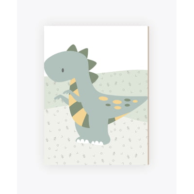 Placas Decorativas Dinossauros Menino Verde - PC265