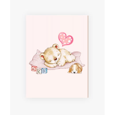 Placas Decorativas Elefantinhos Baloeiros Rosa Menina - PC153