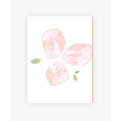 Placas Decorativas Floral Rosa Menina - PC78