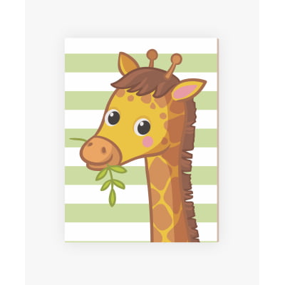 Placas Decorativas Safári Menino Animais - PC125