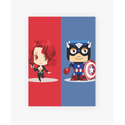 Placas Decorativas Super Heróis - PC228