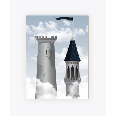  Placas Decorativas Urso Príncipe Castelo - PC201