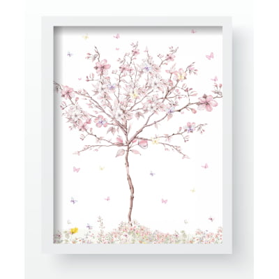 Quadro Decorativo Infantil Arco Íris Flores Menina Personalizado Moldura MDF QD522 Papel de parede  infantil, Enxovais para Bebê, Kits Berço, Kit Cama, faixa decorativa, régua do crescimento, quadros decorativos infantil.