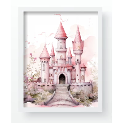 Quadro Decorativo Castelo Infantil