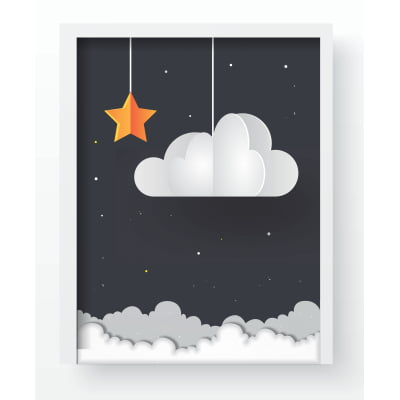 Quadro Decorativo Infantil Personalizado Moldura MDF Foguete Astronauta Espaço Planetas QD248 Papel de parede  infantil, Enxovais para Bebê, Kits Berço, Kit Cama, faixa decorativa, régua do crescimento, quadros decorativos infantil.