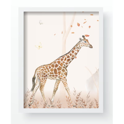 Quadro Decorativo Infantil Safari Elefante Leão Personalizado Moldura MDF QD539 Papel de parede  infantil, Enxovais para Bebê, Kits Berço, Kit Cama, faixa decorativa, régua do crescimento, quadros decorativos infantil.