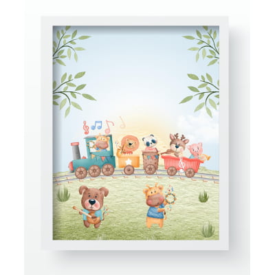 Quadro Decorativo Infantil Safari