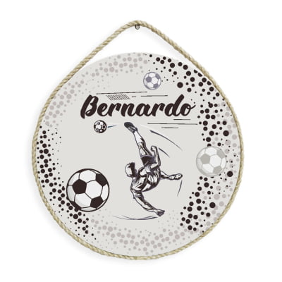 Porta Maternidade Futebol Bola Menino - PM614