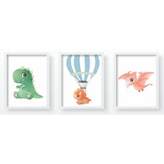 Quadro Decorativo Infantil DInossauros