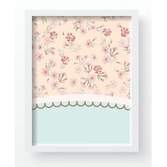 Quadro Decorativo Infantil Balão Floral - QD09 Papel de parede  infantil, Enxovais para Bebê, Kits Berço, Kit Cama, faixa decorativa, régua do crescimento, quadros decorativos infantil.