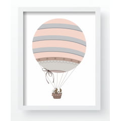 Quadro Decorativo Infantil Balao Rosa Cachorros Papel de parede  infantil, Enxovais para Bebê, Kits Berço, Kit Cama, faixa decorativa, régua do crescimento, quadros decorativos infantil.