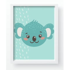 Quadro Decorativo Infantil de parede Safari Feliz