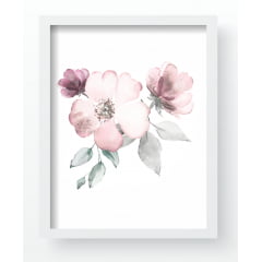 Quadro Decorativo Infantil de parede Floral Rosas