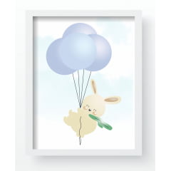 Quadro Decorativo Infantil Safari Animais  Musical Azul Papel de parede  infantil, Enxovais para Bebê, Kits Berço, Kit Cama, faixa decorativa, régua do crescimento, quadros decorativos infantil.