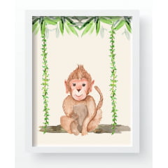 Quadro Decorativo Infantil de parede Safari Natureza